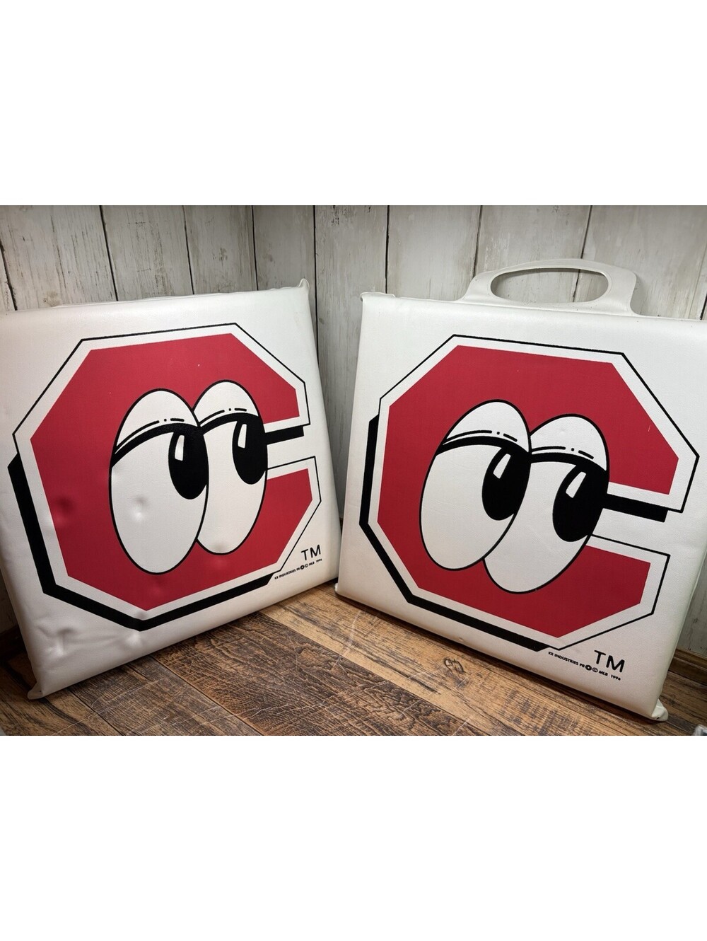 1996 Chattanooga Lookouts Stadium Seat Cushion MiLB Foam Vintage Baseball Sports